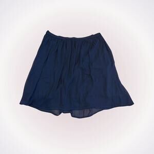 Hollister Navy Blue Elastic Waist Skirt | Sz M